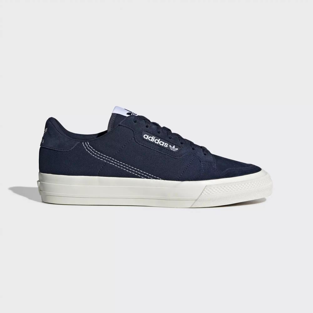 Adidas Continental Vulc Tenis Azules Para Hombre (MX-59046)